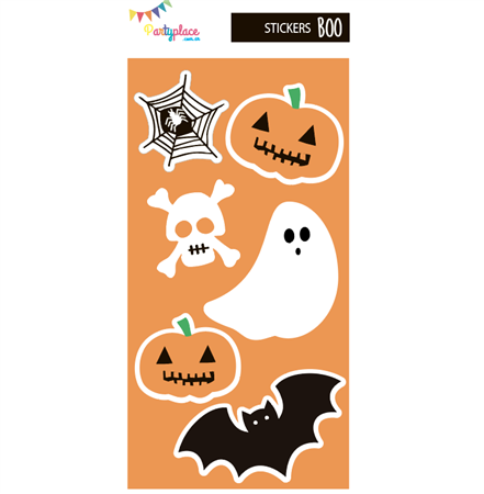 Stickers en planchitas Halloween 6u